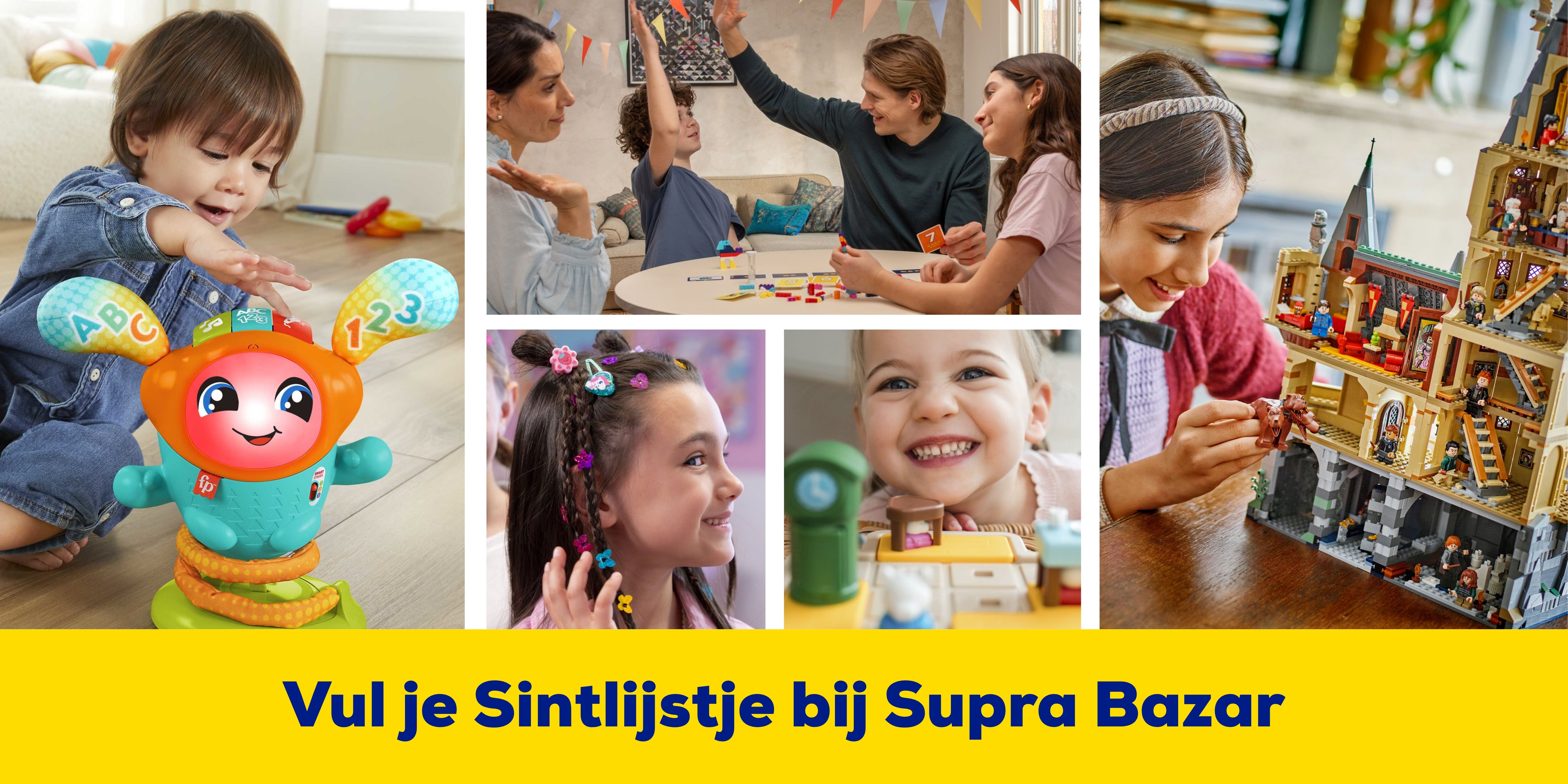 Vul je Sintlijstje bij Supra Bazar